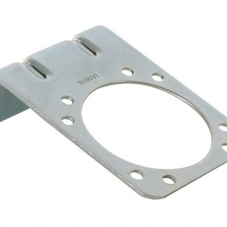 7-Way Flat Zinc Trailer Connector Bracket