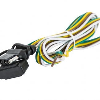 48 Inch Prewired Vehicle-Side Replacement Cable with a 4-Way Flat Connector/Cap