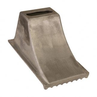 Aluminum Wheel Chock 8.5x15x8.25 Inch