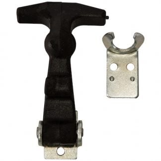 2-1/2 Inch Mini Easy Grip Rubber Hood Catch With Bracket