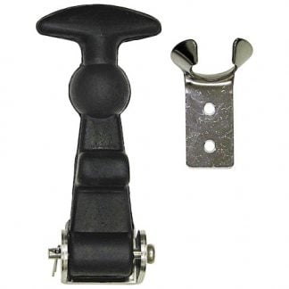 Rubber Hood Catch with Stainless Steel Hardware