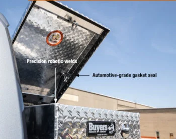 23x27x71 Inch Diamond Tread Aluminum Gull Wing Truck Box